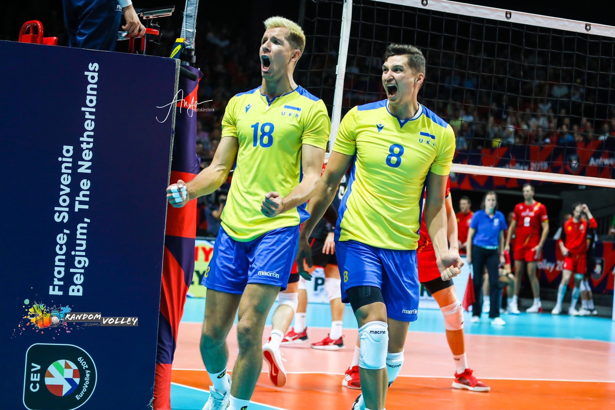 Dima - Célébration EuroVolley